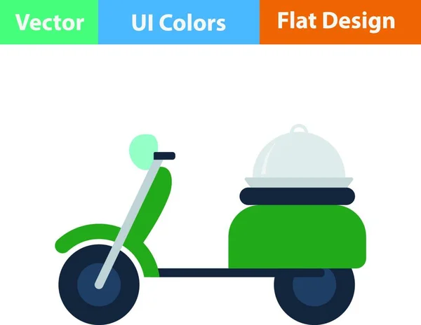 Livraison Icône Moto Illustration Vectorielle — Image vectorielle