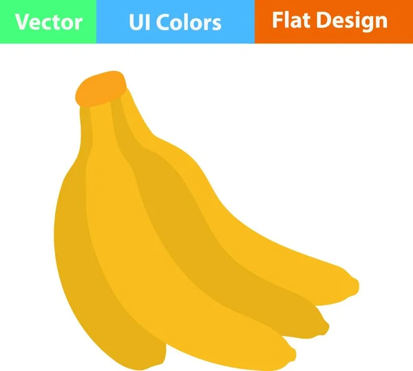 바나나의 디자인 아이콘은 색상이다 일러스트 — 스톡 벡터