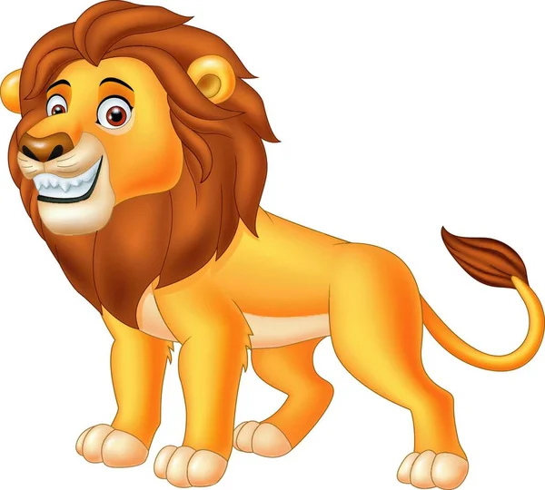 Θηρευτής Ζώο Θηρευτής Λιοντάρι — Διανυσματικό Αρχείο