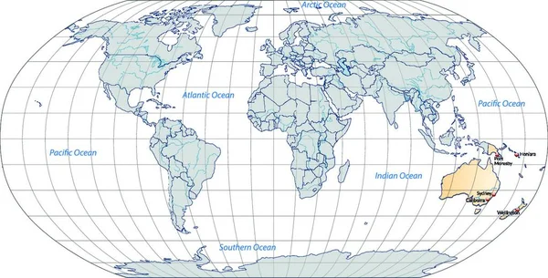 Carte Peut Être Utilisée Immédiatement Est Optimisée Pour Impression Utilisation — Image vectorielle