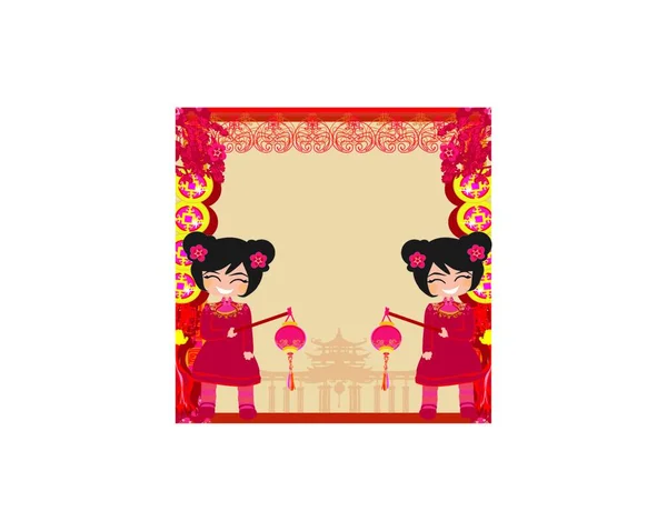 Fête Automne Pour Nouvel Chinois — Image vectorielle