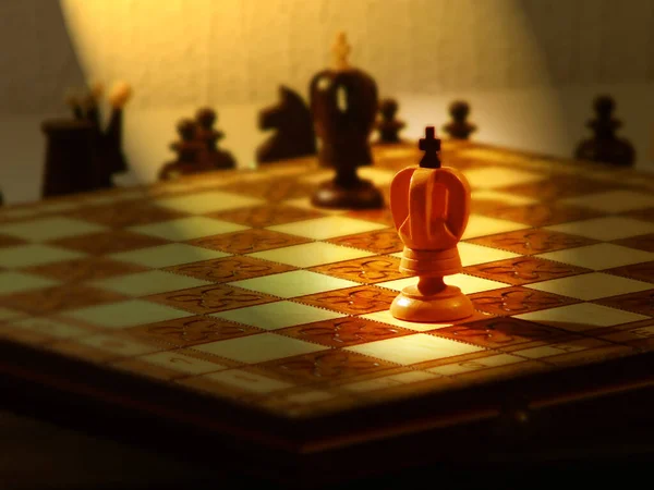 Chess Board Game Strategy Tactics — Stock Photo, Image