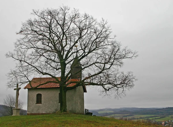 Malebný Pohled Architekturu Křesťanského Kostela — Stock fotografie