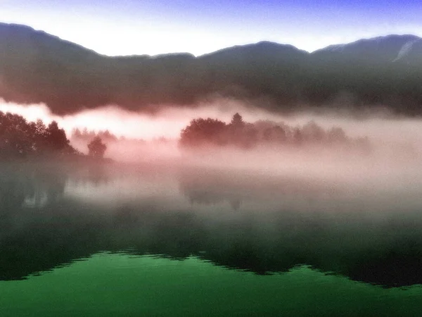 Norwegen Auf Naturlandschaft Hintergrund — Stockfoto