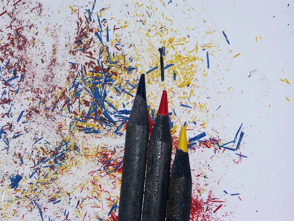 Crayon Art Pencils Equipment — Stock Photo, Image