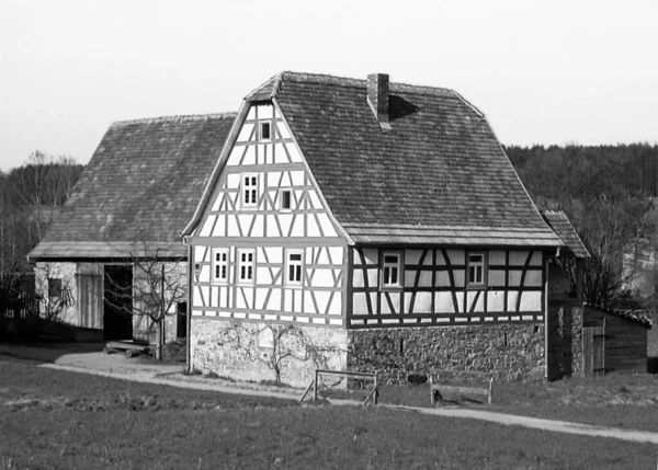 Casa Faz Parte Museu Livre Construído Sobre Uma Aldeia Alta — Fotografia de Stock