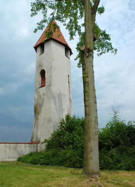 Malebný Pohled Krásnou Středověkou Architekturu — Stock fotografie