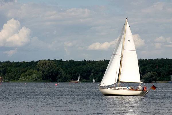 Sailing Boat Sea — Stock Photo, Image