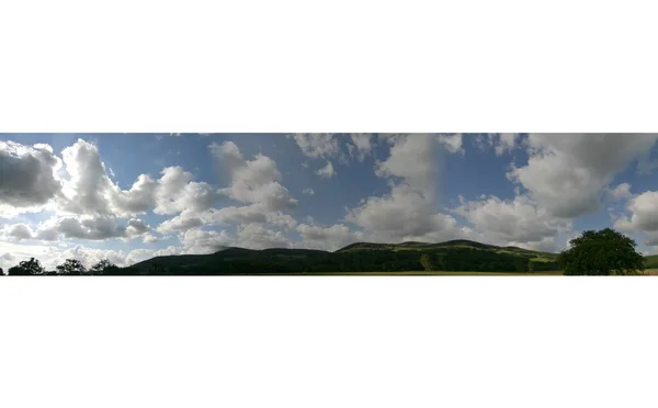 Вид Гірський Пейзаж Великим Вікном — стокове фото