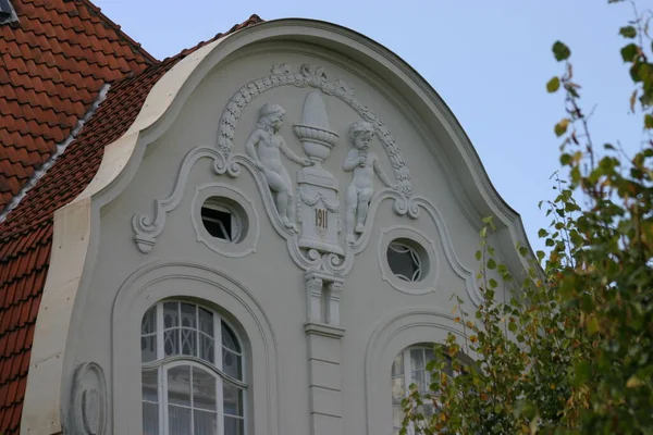 Gibele Uma Bela Casa Art Nouveau Bad Pyrmont — Fotografia de Stock