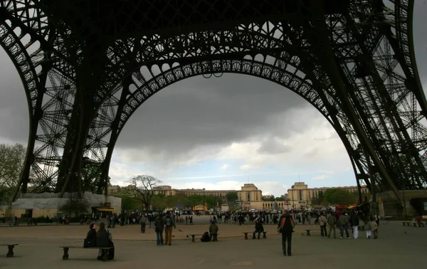 Francie Paříž Pod Eiffelovkou — Stock fotografie