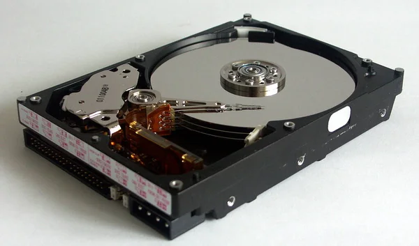 Opened Hard Disk Drive Table — Stock Photo, Image