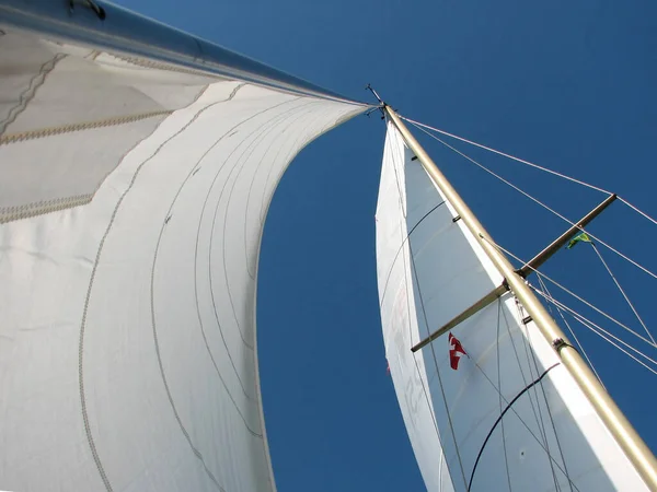 Segelboot Hafen Des Mittelmeeres — Stockfoto