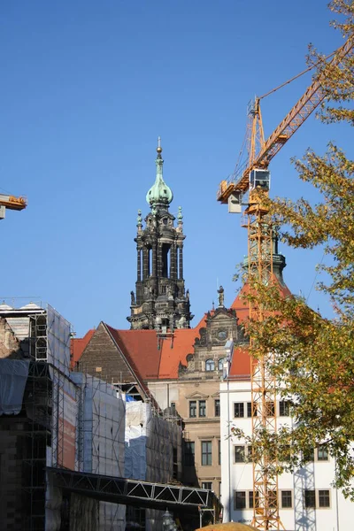Typisches Stadtbild Von Dresden — Stockfoto
