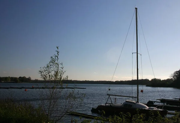 Szenische Ansicht Von Segelboot Details — Stockfoto