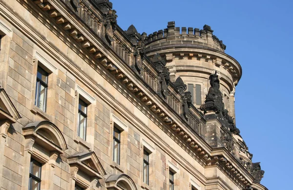 Edificio Policial Pormenorizado Dresde —  Fotos de Stock