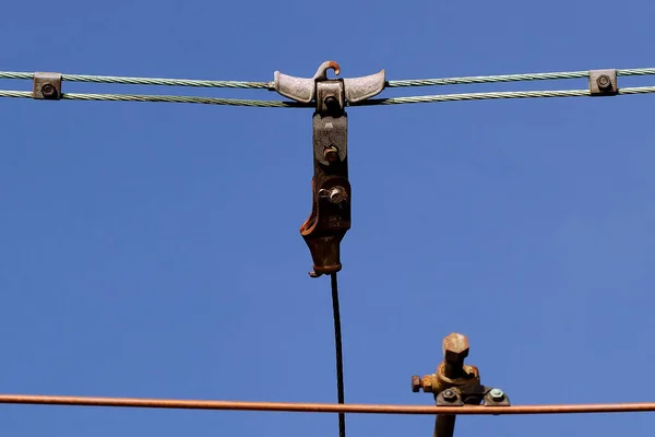 高圧線 送電線 — ストック写真