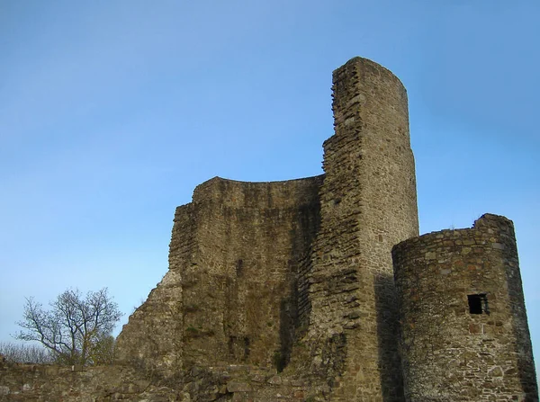 Windeck Castle Una Rovina Una Montagna Sopra Comune Windeck Nel — Foto Stock