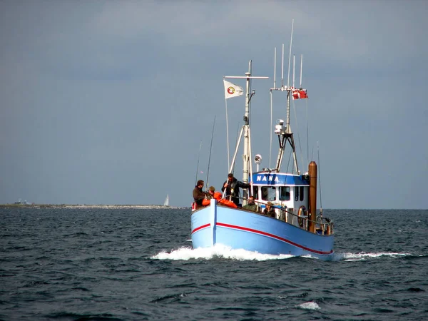 Fischen Vom Kutter — Stockfoto