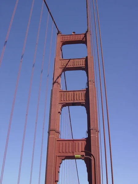 Detalhe Golden Gate San Francisco — Fotografia de Stock