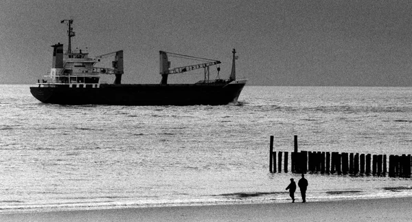 オランダを見つめている北海 — ストック写真