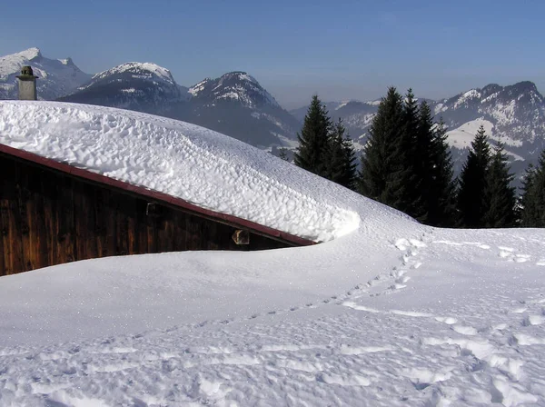 Alpes São Mais Alto Mais Extenso Sistema Cordilheira Que Encontra — Fotografia de Stock