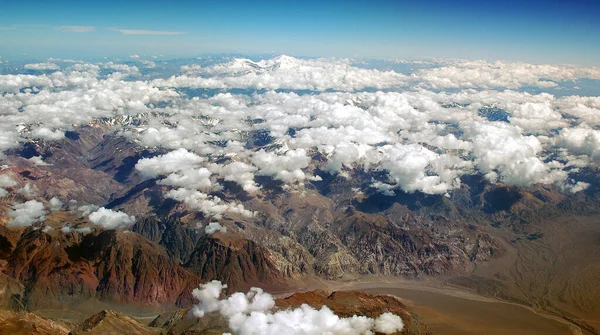 Cordillera Piedi Della Vasta Catena Montuosa Delle Ande Che Attraversa — Foto Stock