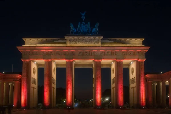 红光02中的勃兰登堡门 — 图库照片