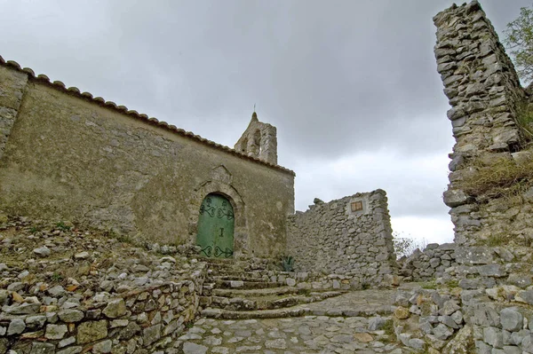 Vista Panorámica Los Detalles Iglesia Arquitectura — Foto de Stock