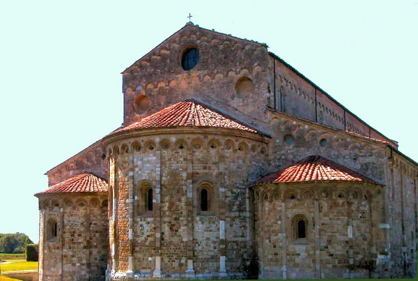 Церква Розташована Від Пізи Була Побудована Столітті Місці Петро Єсри — стокове фото