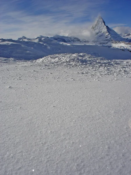 Uitzicht Een Winterse Scène — Stockfoto