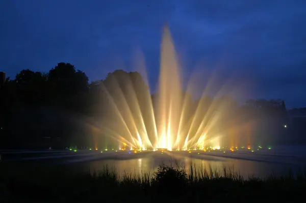 Moskova Rusya Nın Gece Manzarası — Stok fotoğraf