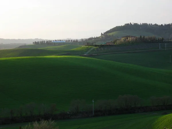 Paisagem Volterra Toscana Itália — Fotografia de Stock