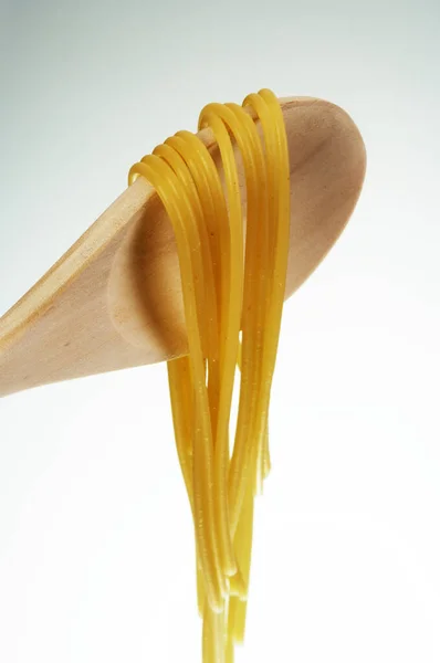 Spaghetti Italiano Pasta Larga — Foto de Stock