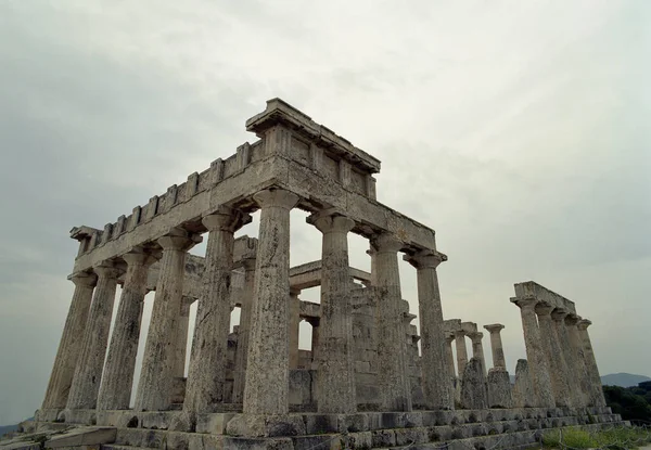 Una Reconstrucción Este Templo Griego Tal Vez Más Hermoso Puede — Foto de Stock