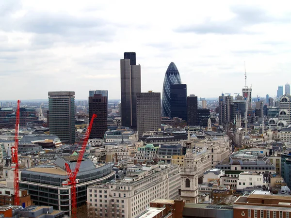 Vista Panorâmica Das Fachadas Cidade — Fotografia de Stock