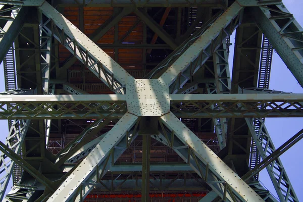 Vista Panorâmica Arquitetura Estrutura Ponte — Fotografia de Stock