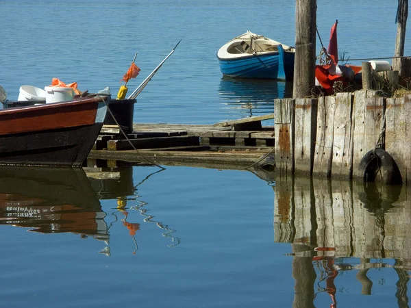 Schlei Kesimlerde Balık Avlıyoruz — Stok fotoğraf