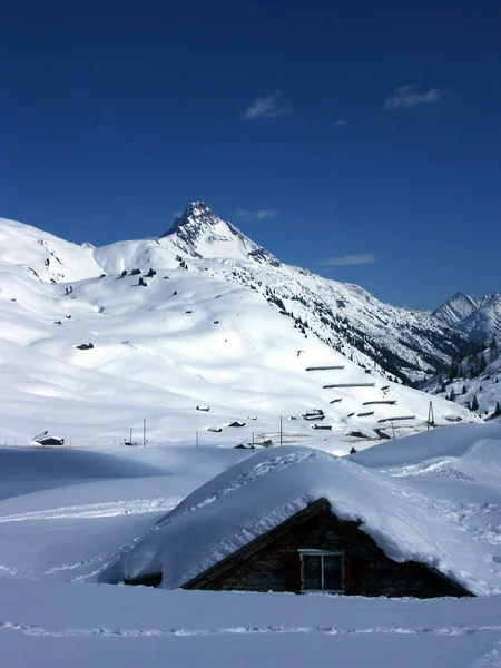 Άλπεις Είναι Υψηλότερο Και Πιο Εκτεταμένο Σύστημα Οροσειράς Που Βρίσκεται — Φωτογραφία Αρχείου