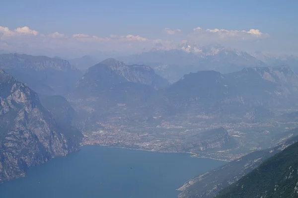 Vista Desde Monte Baldo Hasta Torbole — Foto de Stock