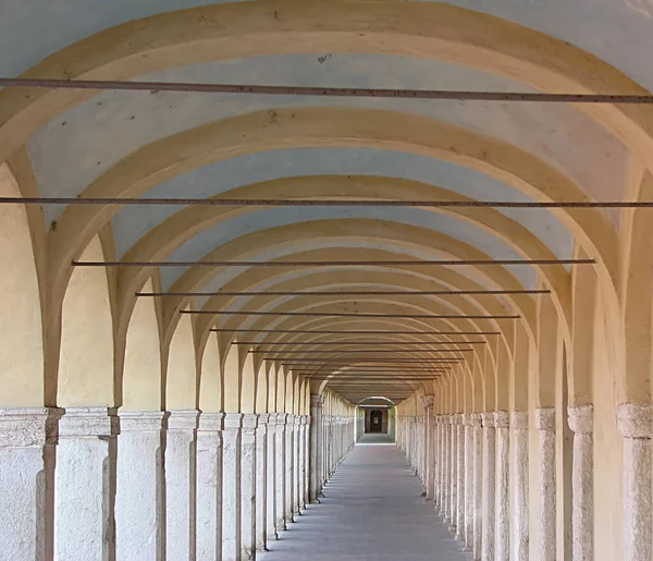 End Portico Side Entrance Church Suppose Beginning Colonnade Parish Hall — Stock Photo, Image