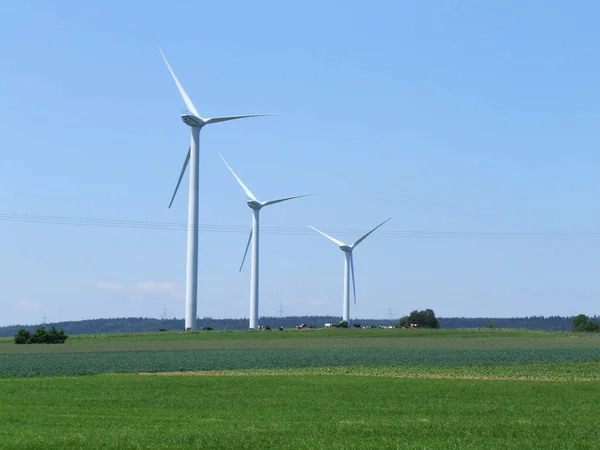 Turbina Wiatrowa Energia Wiatrowa — Zdjęcie stockowe