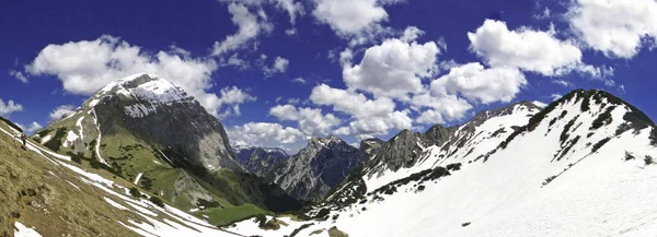 Sonnjoch Sziklás Hegyek Utazás Természetben Alpok — Stock Fotó