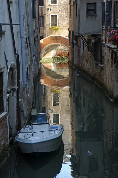 Dans Les Canaux Venise Italie — Photo