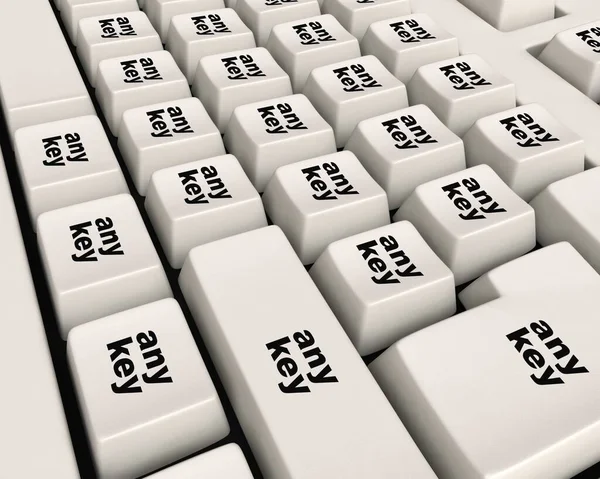 Tastaturknapper Datamaskinutstyr – stockfoto