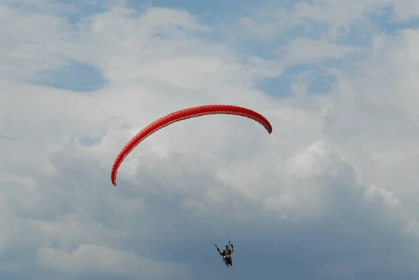 Paragliding is the recreational and competitive adventure sport