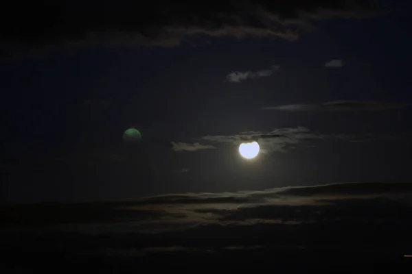 Сонячне Затемнення Небі Астрономія — стокове фото