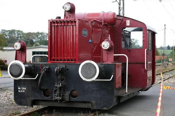 Dampflokomotive Tagsüber Freien — Stockfoto