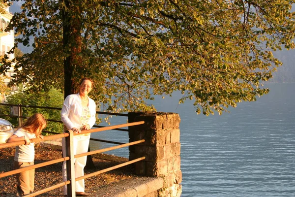 Autumnal Weather Lake — Stock Photo, Image