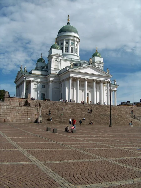Catedral Helsinki Plaza Del Senado — Foto de Stock